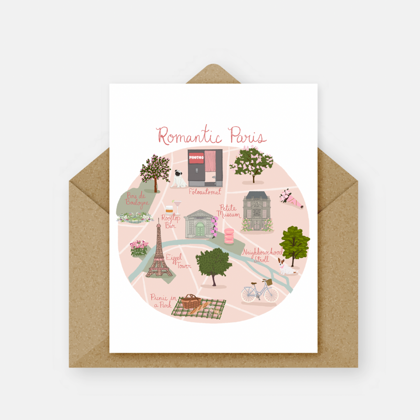 Romantic Paris Card