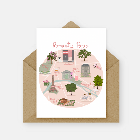 Romantic Paris Card