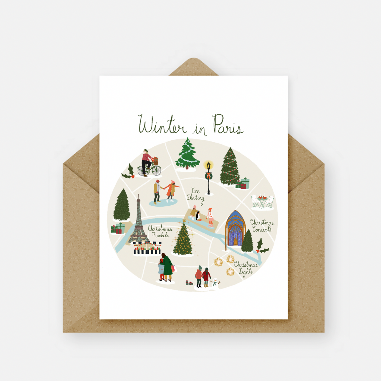 Winter in Paris Card