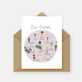 Paris Ice Cream Card