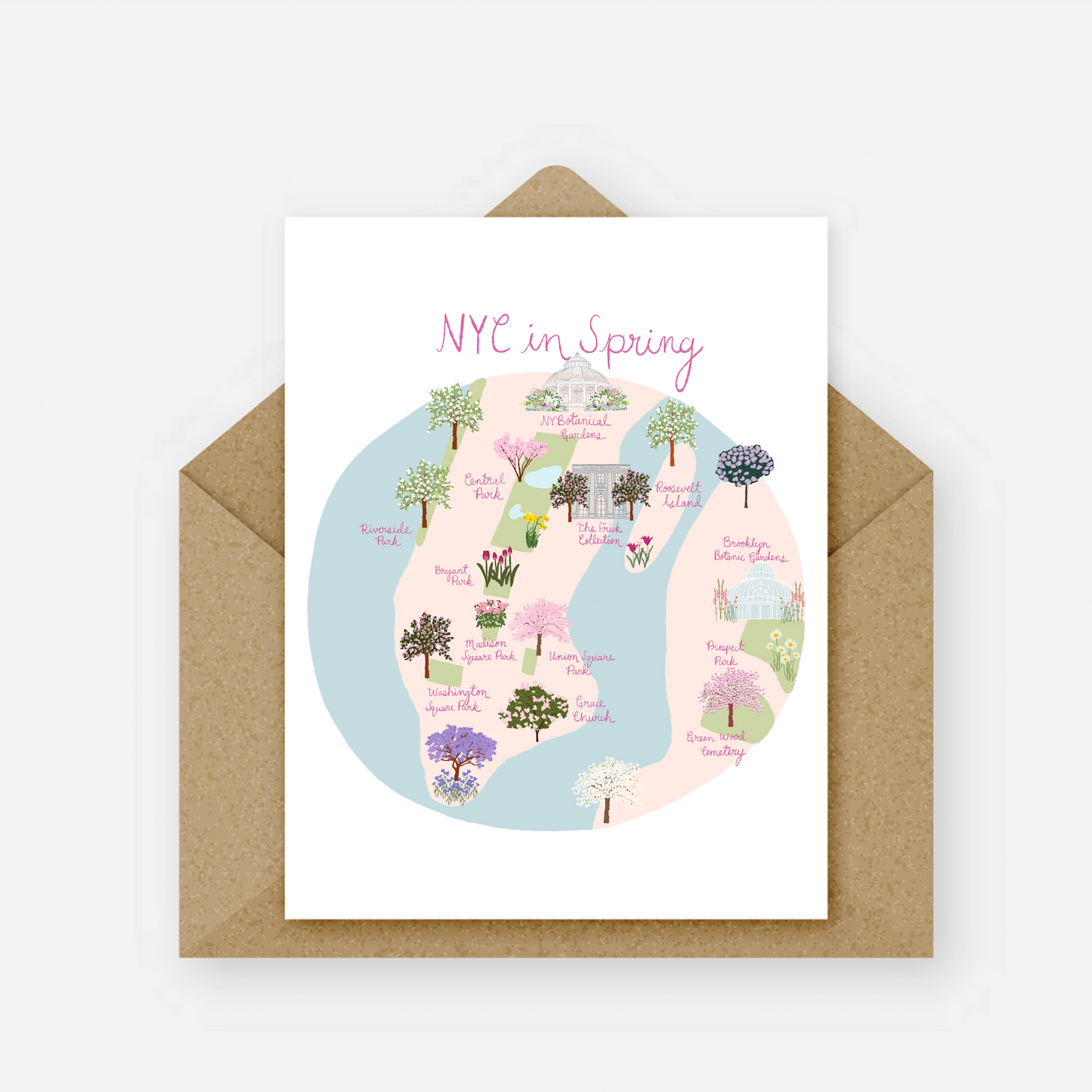 NYC in Spring Card