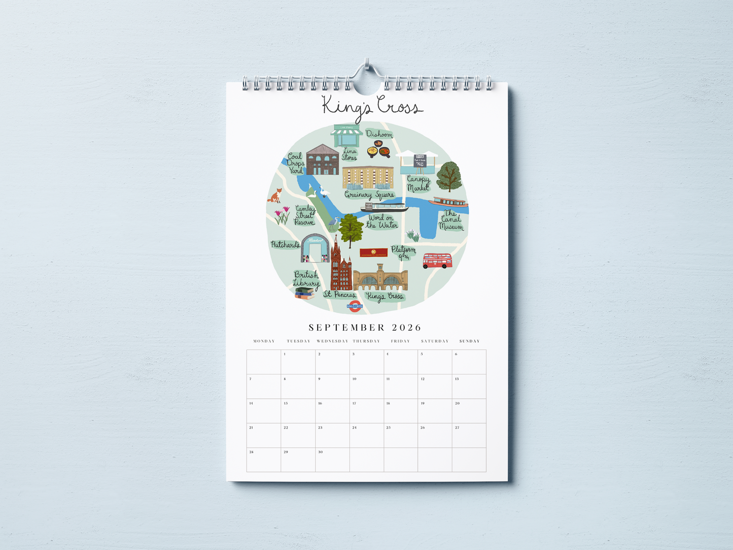 2026 London Wall Calendar