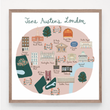 Jane Austen's London Print