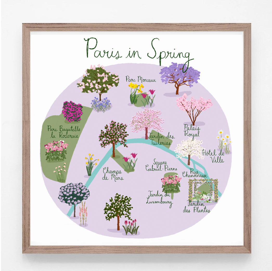 Paris in Spring Print