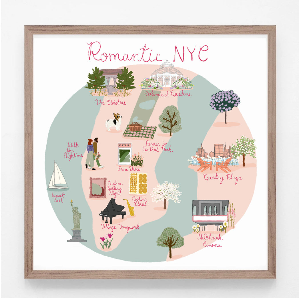 Romantic NYC Print