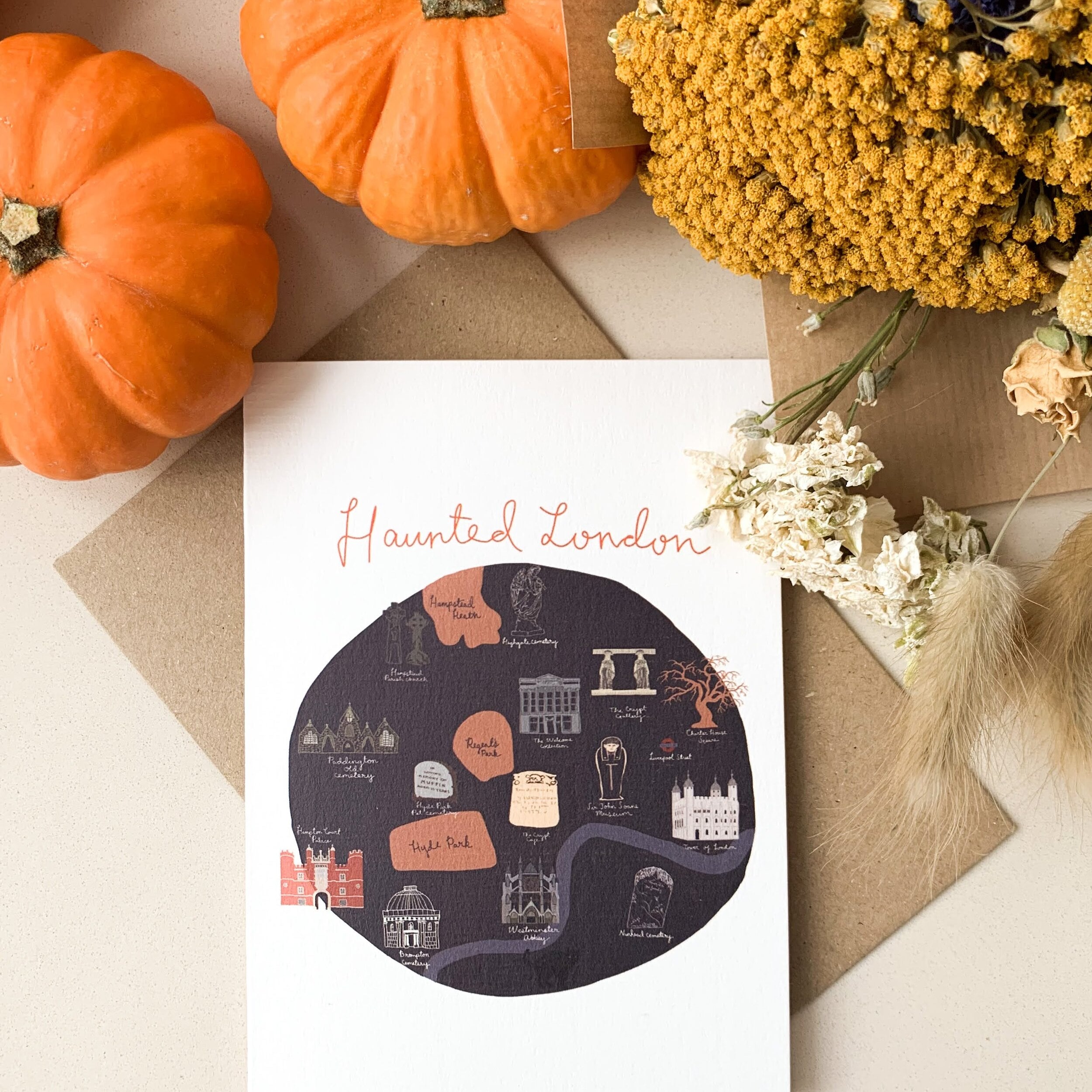 Haunted London Card