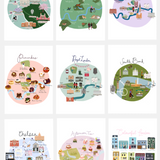 Illustrated London Postcard Pack