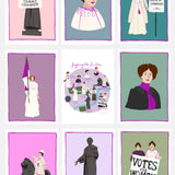 Suffragette London Greeting Card Set