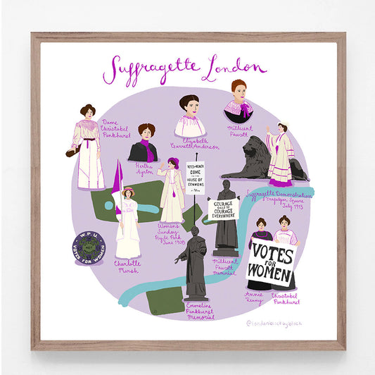 Suffragette London Print