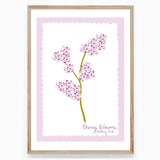 Cherry Blossoms of Notting Hill Print