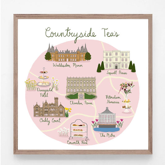 Countryside Tea's Print