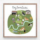 Dog Lover's London Print