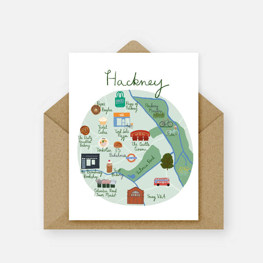Hackney Greeting Card