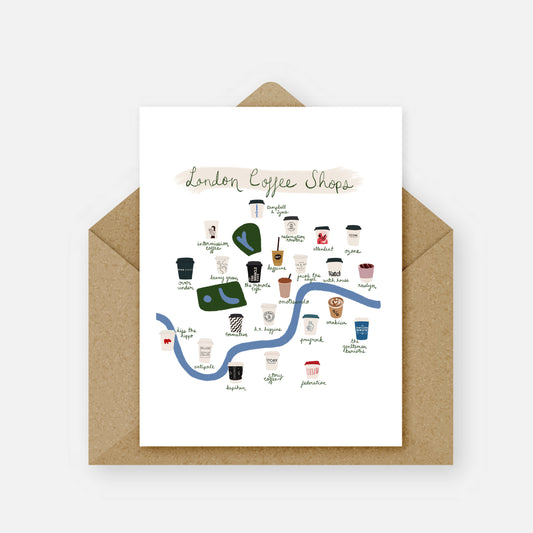 London Coffee Shops Card