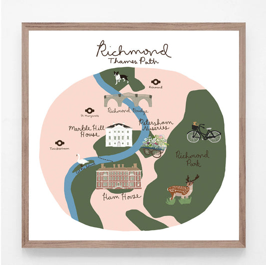 Richmond Thames Path Print