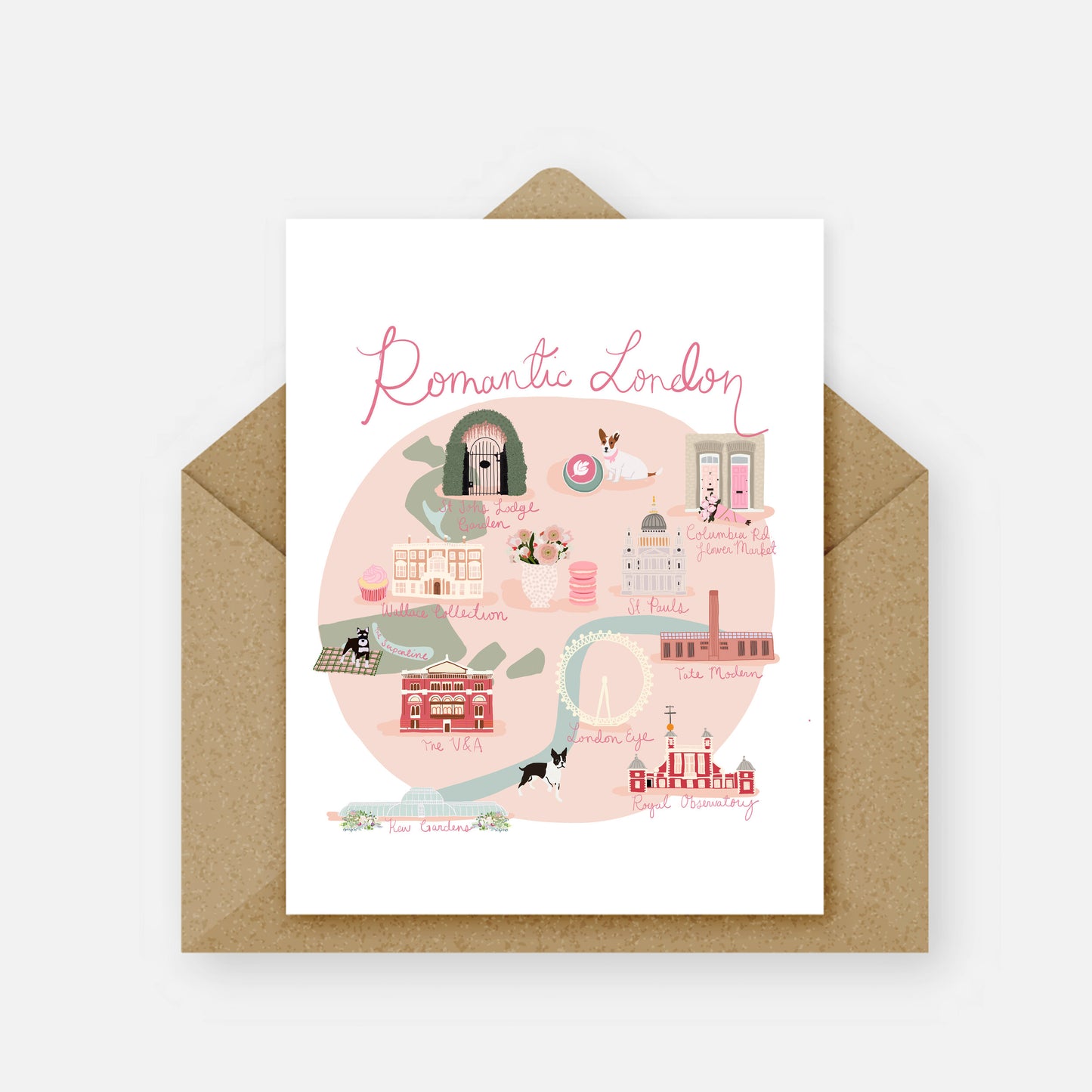 Romantic London Card