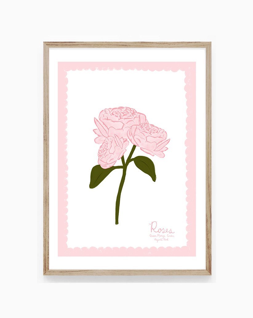 Roses in Regent's Park Print