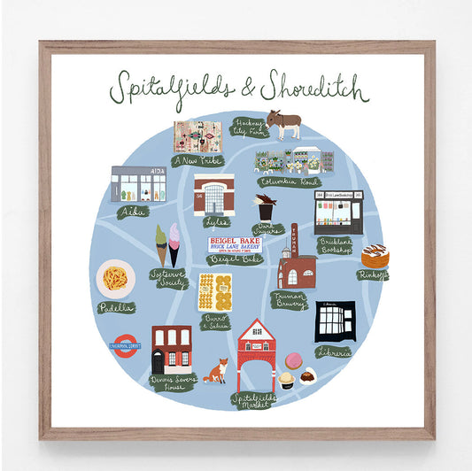Spitalfields & Shoreditch Print