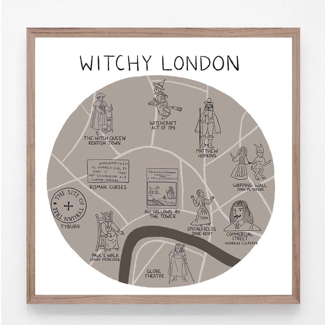 Witchy London Print